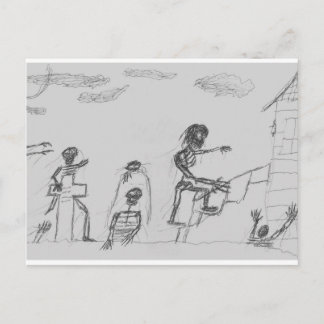 Carte Postale La colère des morts