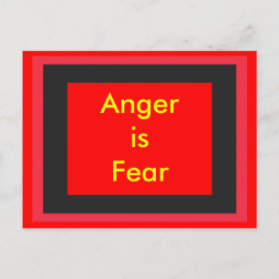 Carte Postale !   La colère d'UCreate est crainte