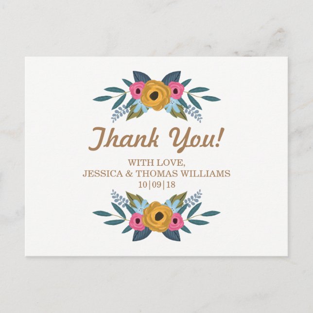 Carte Postale La collection de Mariages blancs à couronne de fle (Devant)