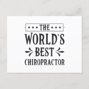 Carte Postale La colonne vertébrale chiropratique du meilleur ch