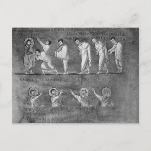 Carte Postale La communion de six apôtres