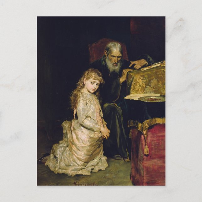 Carte Postale La confession (Devant)