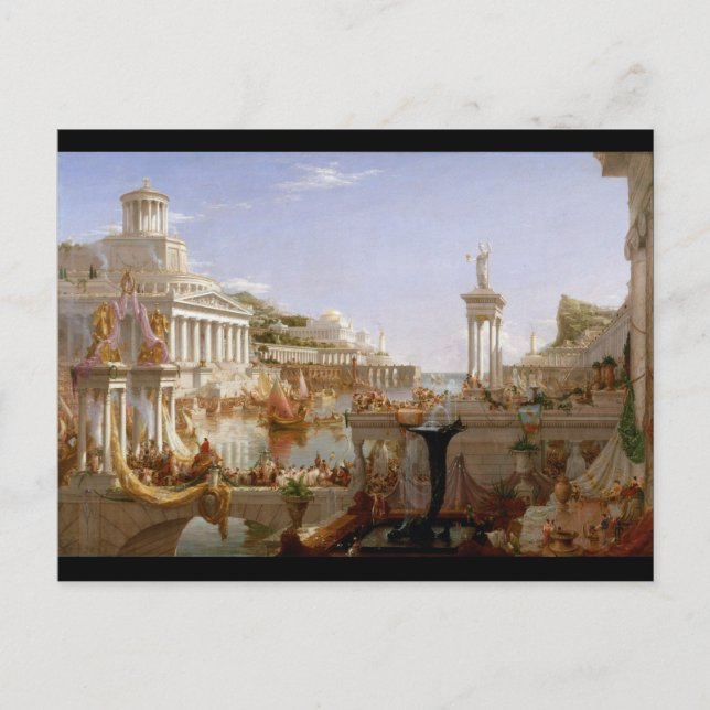 Carte Postale La Consommation de l'Empire par Thomas Cole (1836) (Devant)