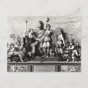 Carte Postale La Constitution française