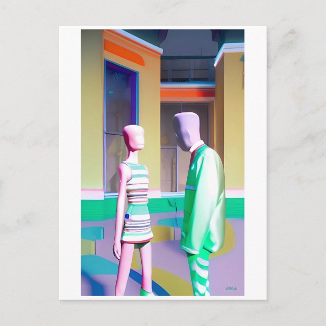 Carte Postale La Conversation (Devant)