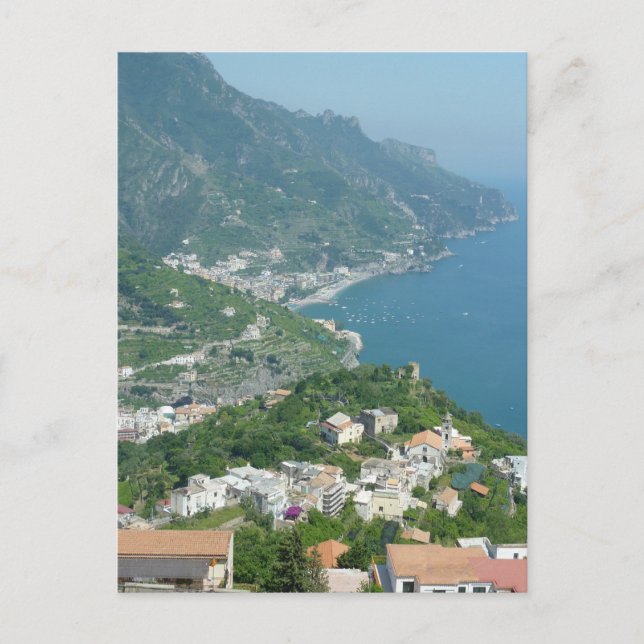 Carte Postale La côte d'Amalfi (Devant)