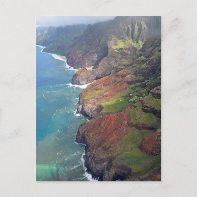 Carte Postale La côte de Na'Pali - île de Kauai, Hawaï (Devant)