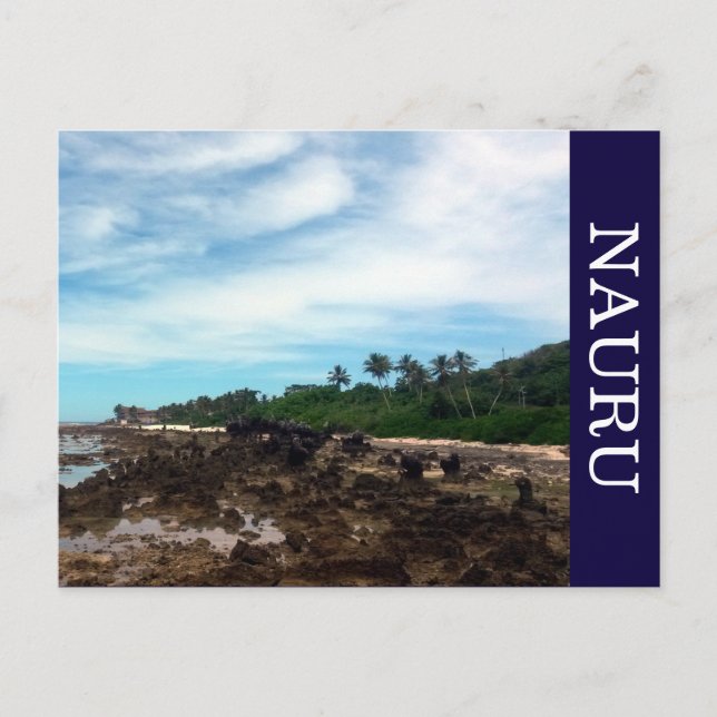 Carte Postale la côte de nauru (Devant)