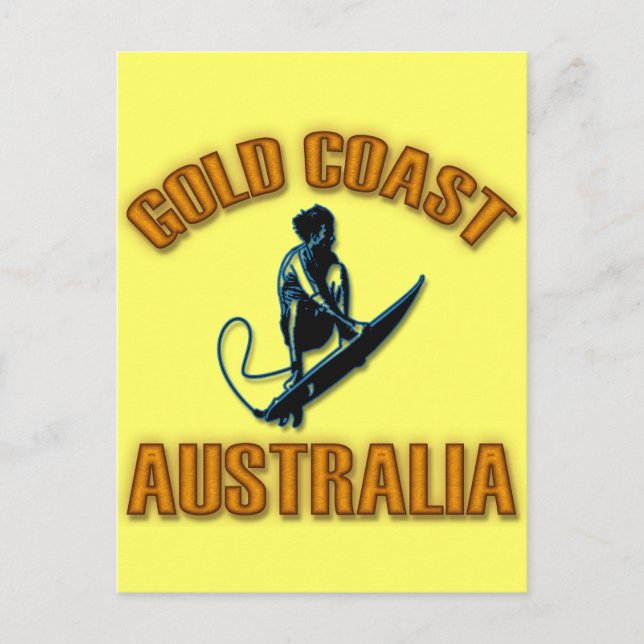 CARTE POSTALE LA CÔTE D'OR AUSTRALIE (Devant)