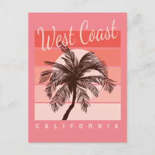 Carte Postale la côte ouest de la californie 