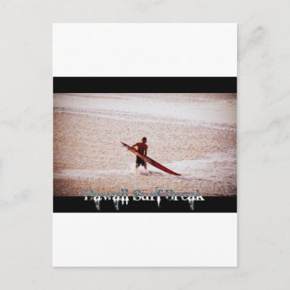 Carte Postale La coupure de surf d'Hawaï surfe