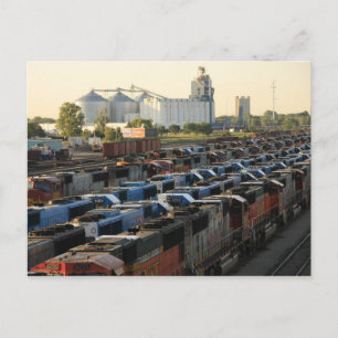 Carte Postale La cour de triage