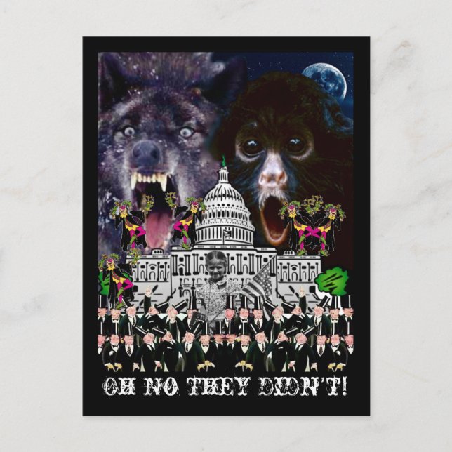 Carte Postale La Cour Suprême ironise (Devant)