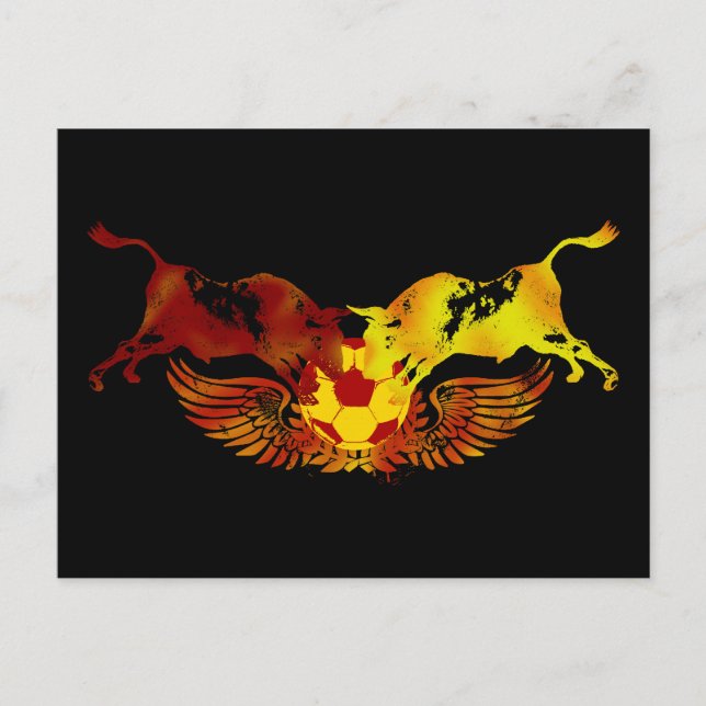 Carte Postale La course des taureaux (Devant)