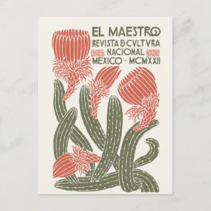 Carte Postale La couverture du magazine culturel mexicain El Mae