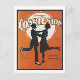 Carte Postale La couverture Vintage du livre de chansons Charles