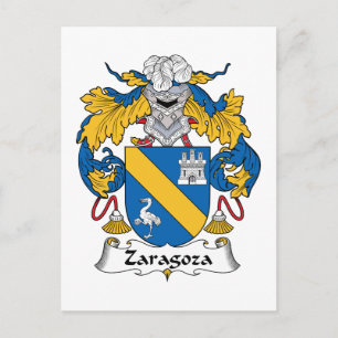 Carte Postale La crête de la famille de Saragosse
