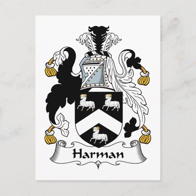 Carte Postale La crête de la famille Harman (Devant)