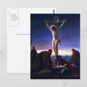Carte Postale La Crucifixion de Jésus. Pâques aux beaux-arts