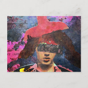 Carte Postale La Dame Casquette Lampshade