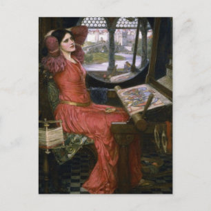 Carte Postale La Dame de Shalott de Waterhouse