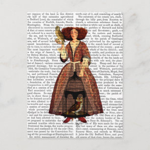 Carte Postale La Dame des Chouettes