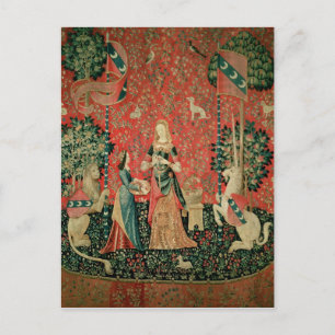 Carte Postale La Dame et la licorne : 'Odeur'