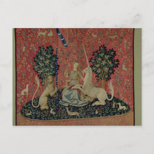 Carte Postale La Dame et la licorne : 'Vue'