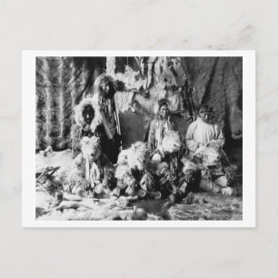 Carte Postale La "danse du loup" des Kaviagamutes