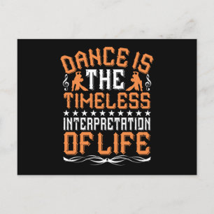 Carte Postale La danse est l'interprétation intemporelle