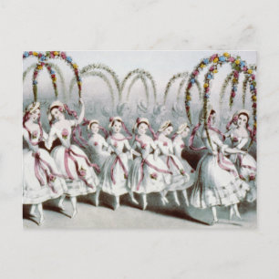 Carte Postale La Danse Fleur