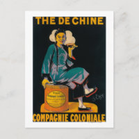 La De Chine, Compagnie Coloniale Promotional Poste