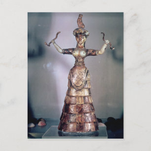 Carte Postale La déesse des Serpents