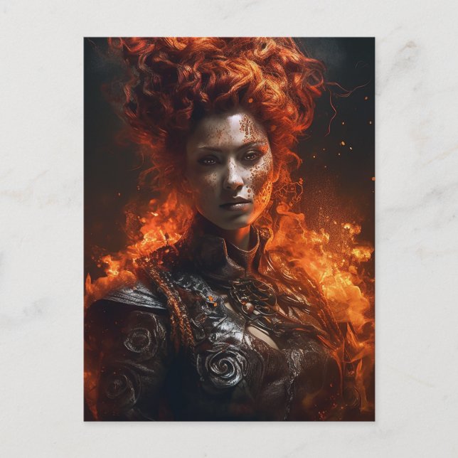Carte Postale La déesse du feu (Devant)