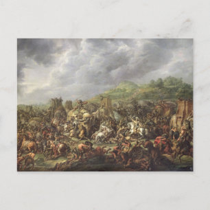 Carte Postale La défaite de Porus par Alexandre le Grand