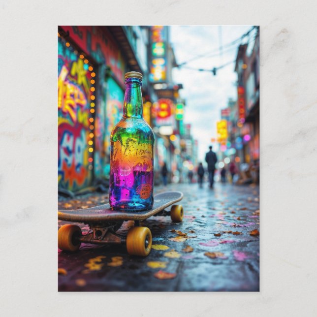 Carte Postale La Dernière goutte de Néon (Devant)