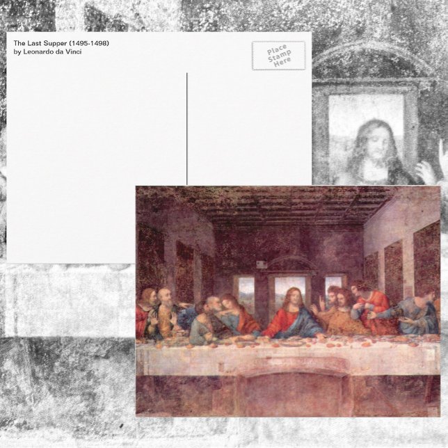 Carte Postale La Dernière soupe de Léonard de Vinci (Créateur téléchargé)