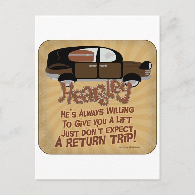 Carte Postale La devise de Hearsley (Devant)