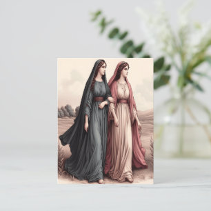 Carte Postale La dévotion intemporelle de Ruth dans un voyage hu