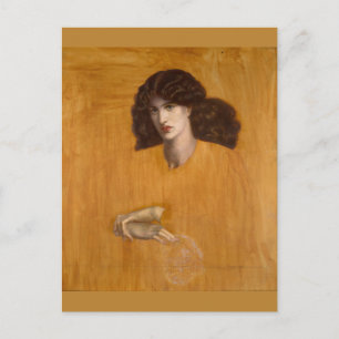 Carte Postale La Donna Della Finestra par Dante Gabriel Rossetti