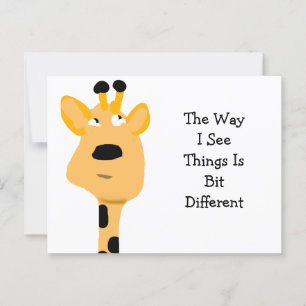 Carte Postale La façon dont je vois les choses