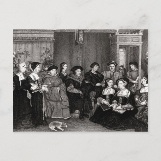 Carte Postale La famille de Thomas More (Devant)