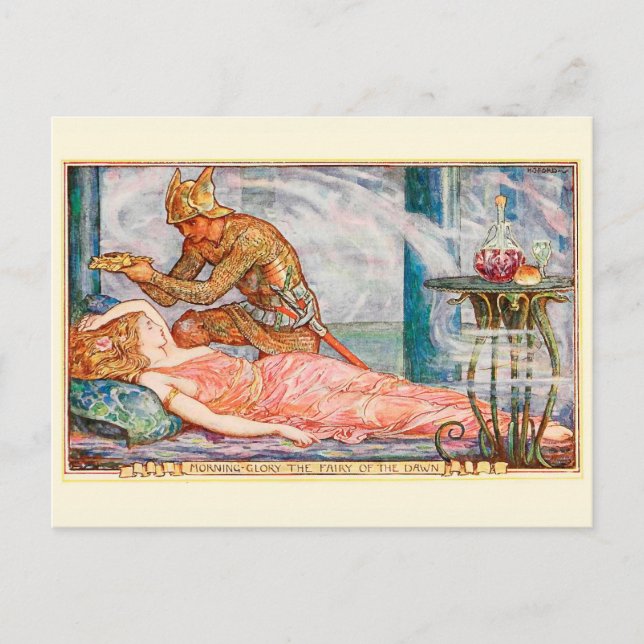 Carte Postale La fée de la gloire du matin de l'aube (Devant)