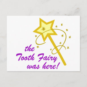 Carte Postale La Fée des Dents Était Ici