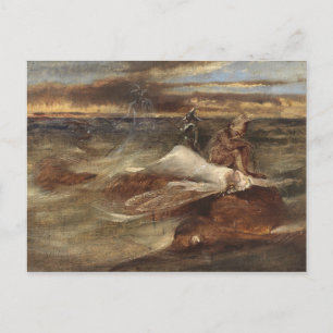 Carte Postale La Fée et le Serpent de mer