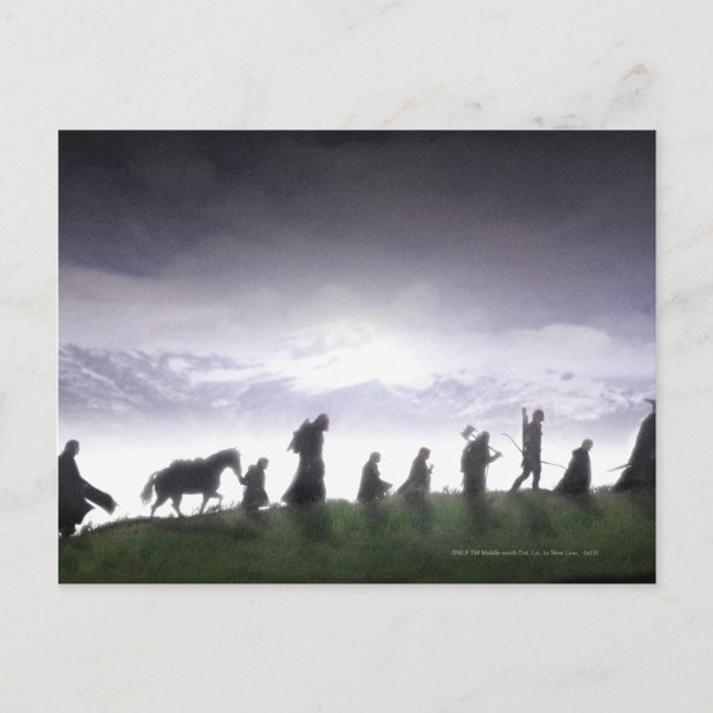 Carte Postale La Fellowship of the Ring (Devant)