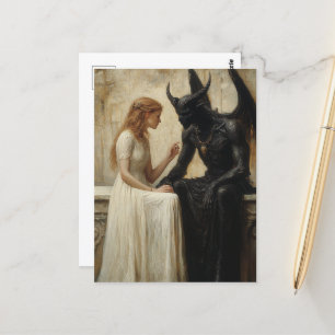 Carte Postale La femme et le démon