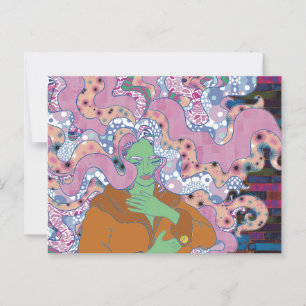 Carte Postale La femme mystique