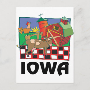 Carte Postale La ferme de l'Iowa