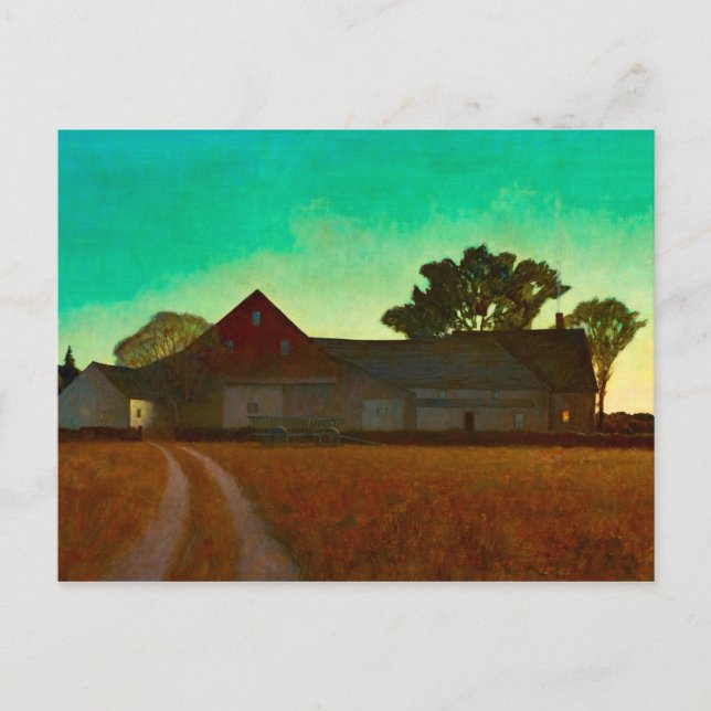 Carte Postale La ferme Hupper, 1938 par Newell Convers Wyeth (Devant)